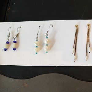 Lot of Pearl Earrings